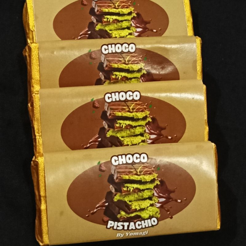 

Yomagi choco pistachio-Coklat dubai mini 50gram