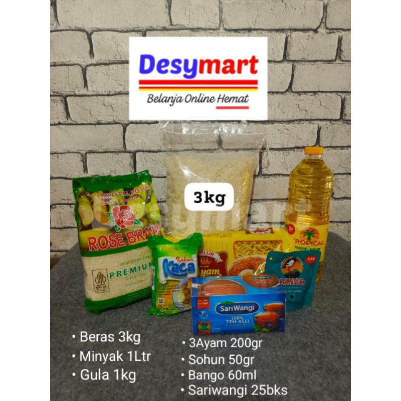 

Paket Sembako Hemat Isi 7 Macam