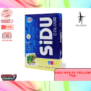 

SIDU Sinar Dunia HVS F4 70gr/gram Yellow Colour / Kertas HVS Print Fotocopy 1 Rim