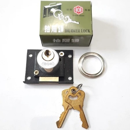 BISA COD Kunci Laci 808 ORIGINAL Kunci Laci BESAR Drawer Lock Kunci Loker Kitchen set