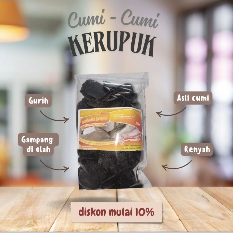 

krupuk cumi asli 250gr