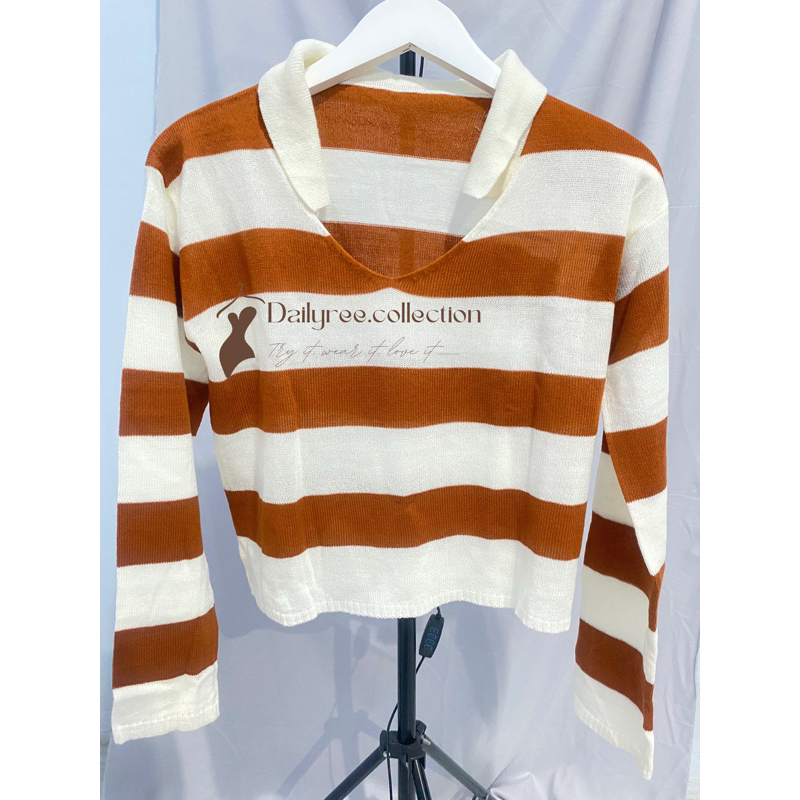 NEW ATASAN CROP RAJUT PREMIUM / BAJU RAJUT WANITA / KEMEJA RAJUT CROP / CROP TOP WANITA / CROP TOP R