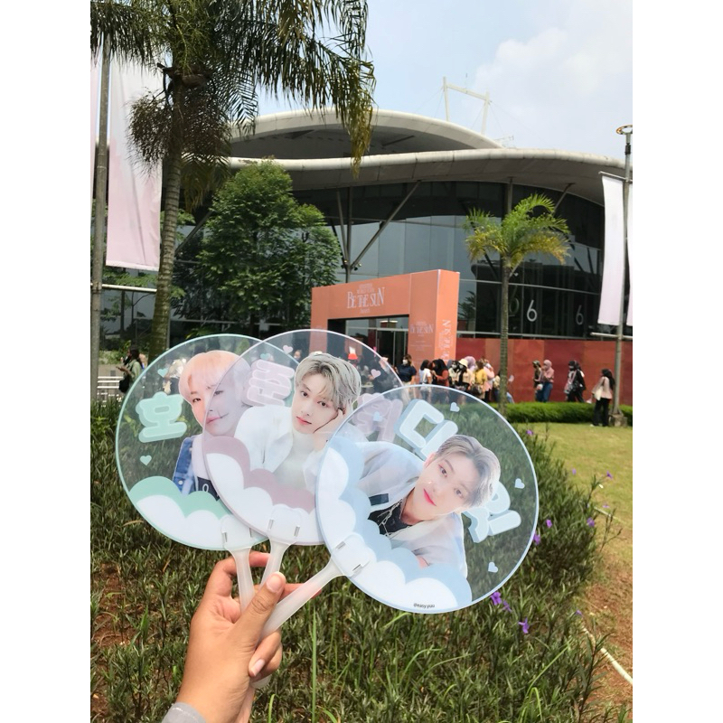 [READY STOCK] TRANSPARANT HANDFAN SEVENTEEN
