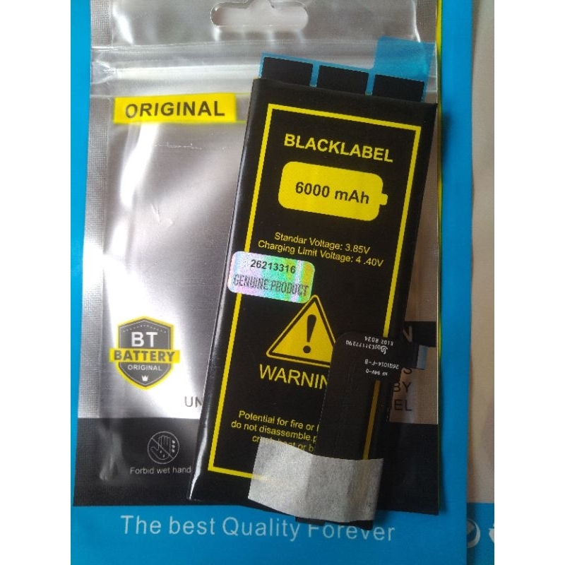 Blackpanda Gopix G025E-B Batu Batre Battery Baterai Gopix 4A 5G Pixel 4A 5G Double Power 6000Mah 2