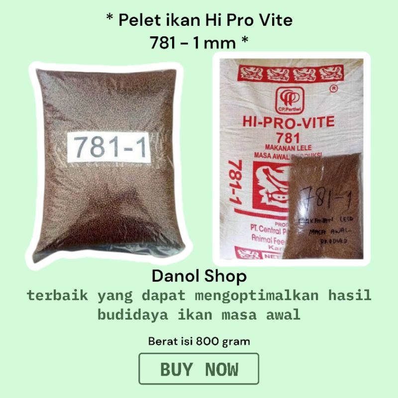 pelet ikan lele nila mas gurame 781 - 1mm