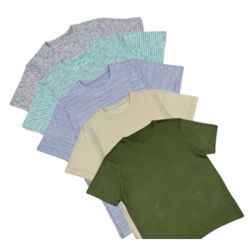 MJ T-shirt unisex kaos polos lengan pendek, kaos polos pria wanita