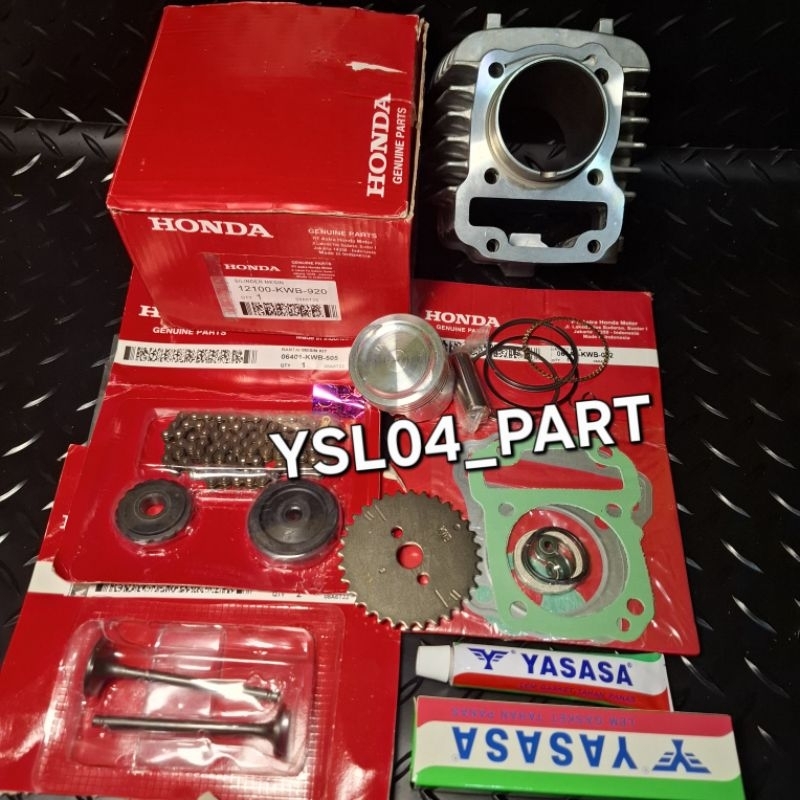 BLOK SEHER KOMPLIT KWB 6 ITEM BLADE 110 REVO ABSOLUT REVO 110CC ORI