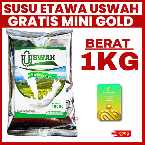 

SUSU ETAWA KAMBING BUBUK 1KG 1000 GRAM USWAH UNTUK NYERI SENDI PLUS KELOR BPOM