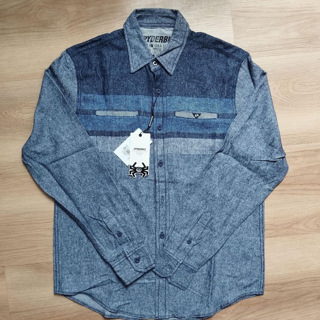 Spyderbilt Kemeja Lengan Panjang Pria Original
