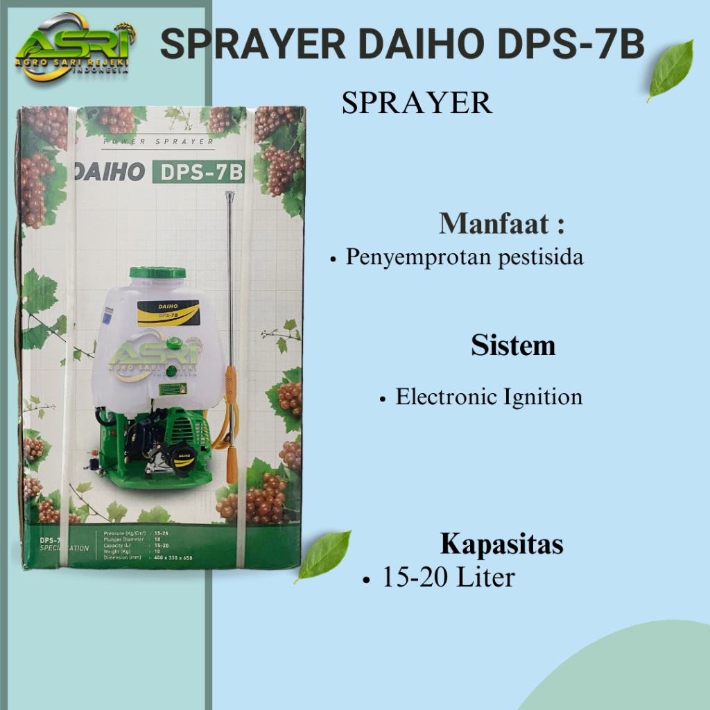 Sprayer Mesin 2 tak DAIHO DPS 7B alat semprot hama