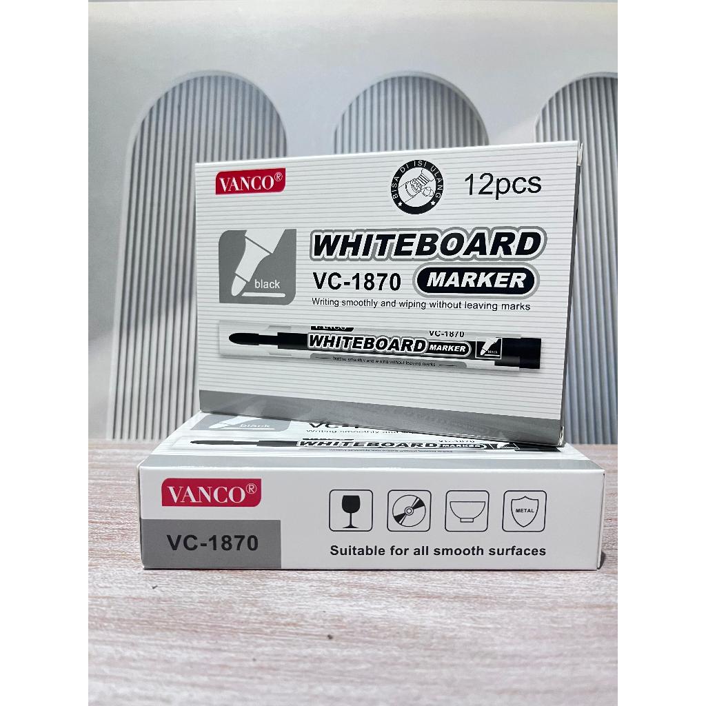 

SPIDOL WHITERBOARD VANCO | SPIDOL PAPANTULIS PUTIH MUDAH DIHAPUS | Spidol whiteboard bisa isi ulang