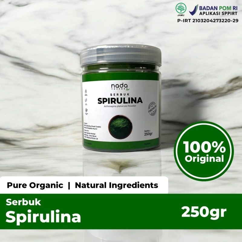 

SPIRULINA Bubuk Serbuk Premium | Meningkatkan Imunitas & Menghilangkan Jerawat | Arthrospira Platensis Powder | 50gr, 100gr & 250gr