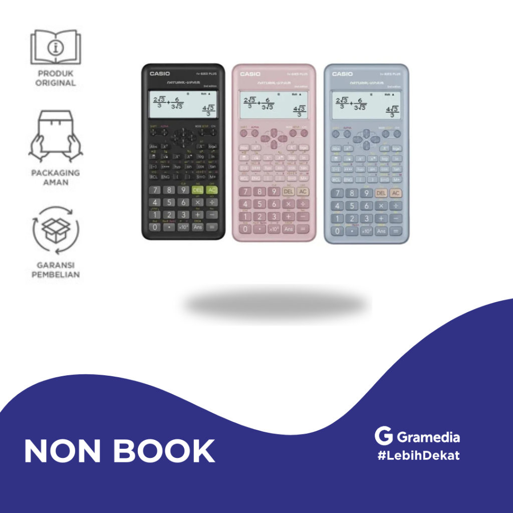 

Kalkulator Sekolah/Kuliah Casio FX-82ES PLUS - Gramedia Jember