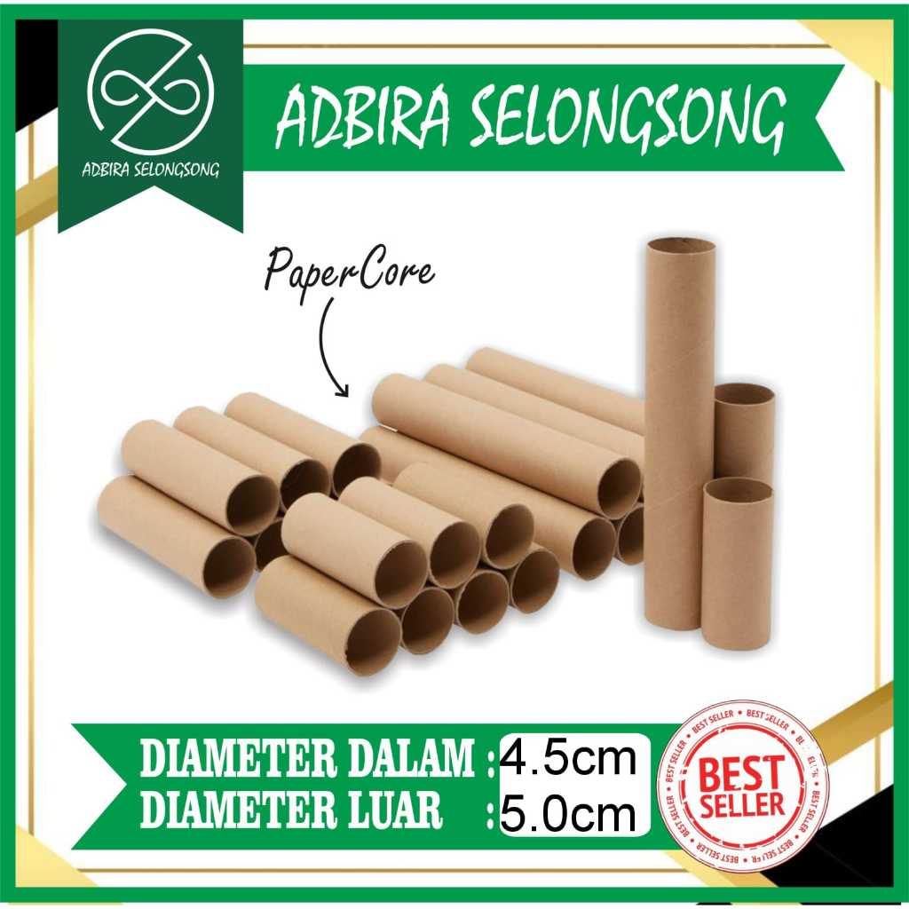 

4,5 cm Diameter dalam paper core selongsong kertas