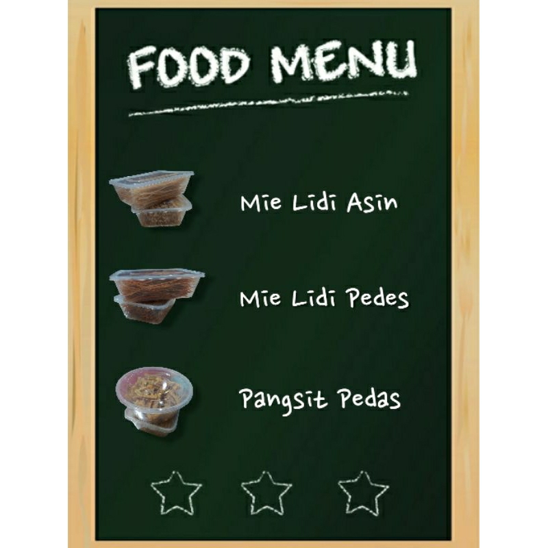 

Camilan Mie Lidi / Pangsit Pedas Daun Jeruk