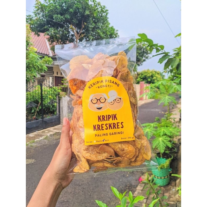 

Keripik Pisang Manis dan Asin (250gr)