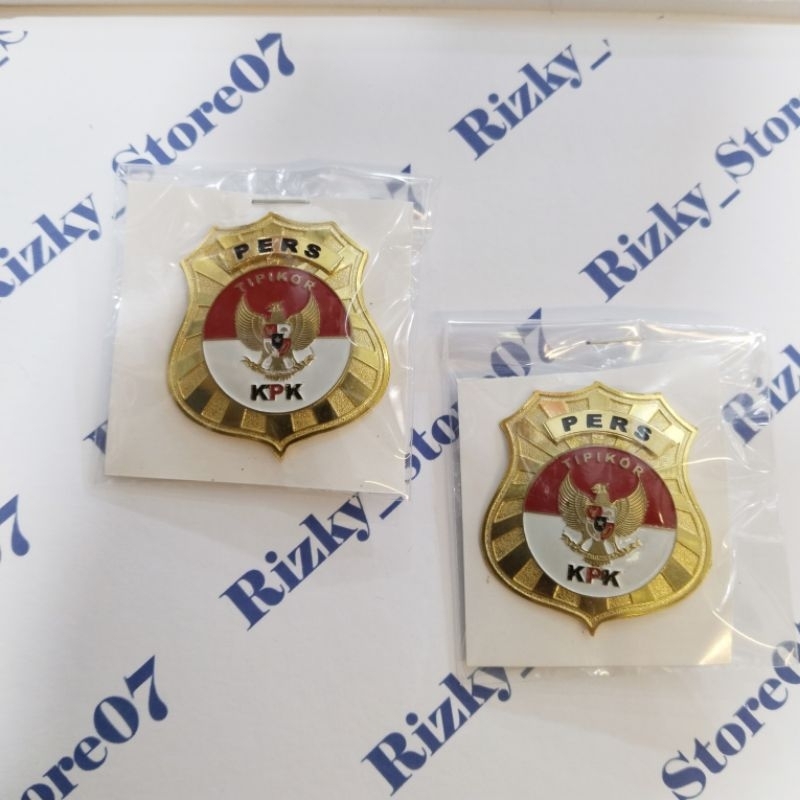 pin PERS KPK kuningan paku