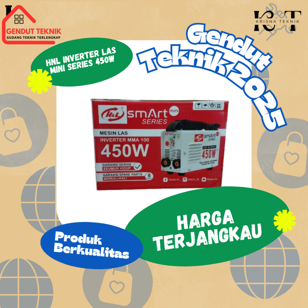 mesin las listrik 450W las merk H&L