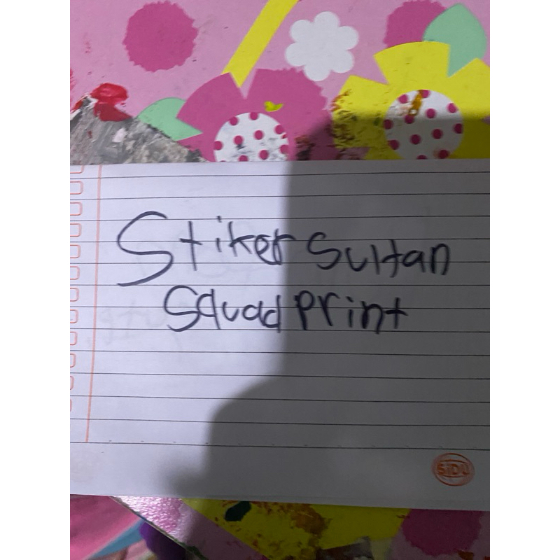 

stiker sultan squad print||no color|| murah|| bisa req||