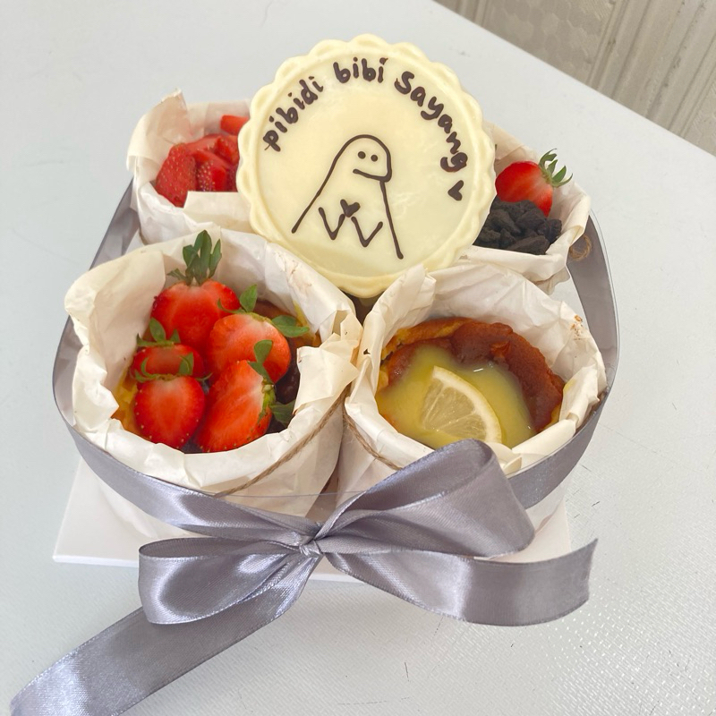 

NOB Burnt Cheesecake isi 3 dan 4 (10cm)