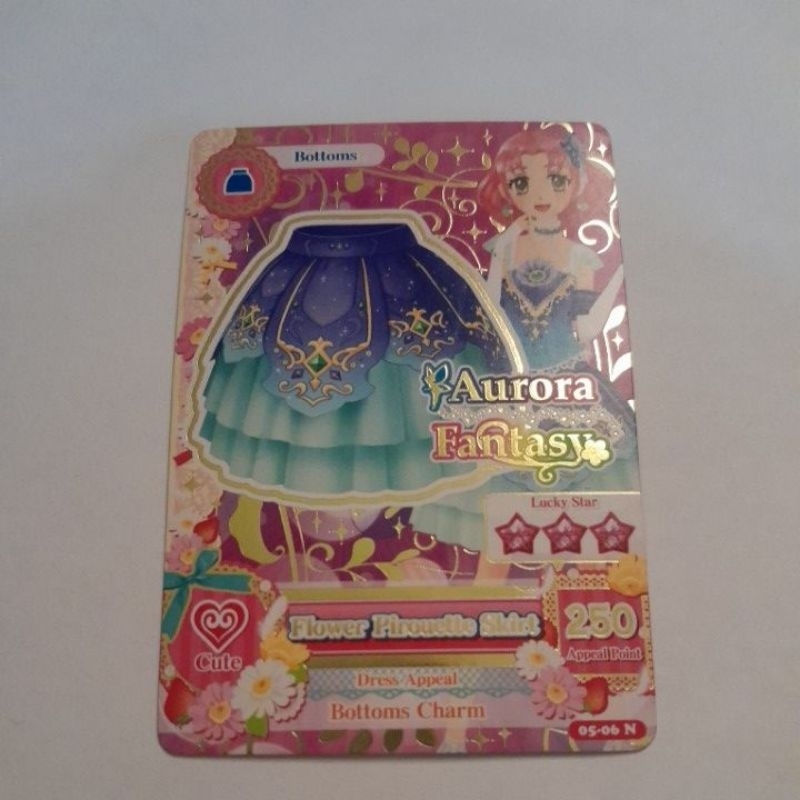 WTS AIKATSU CARD ORIGINAL MESIN FLOWER PIROUETTE SKIRT