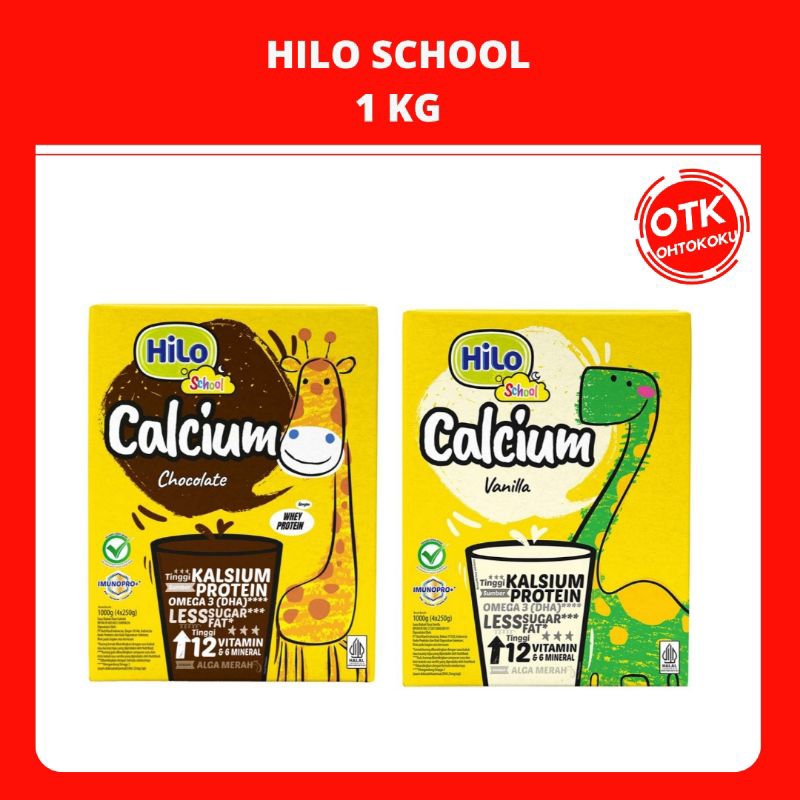 

HiLo School 1000g - Susu Tinggi Kalsium Rendah Lemak