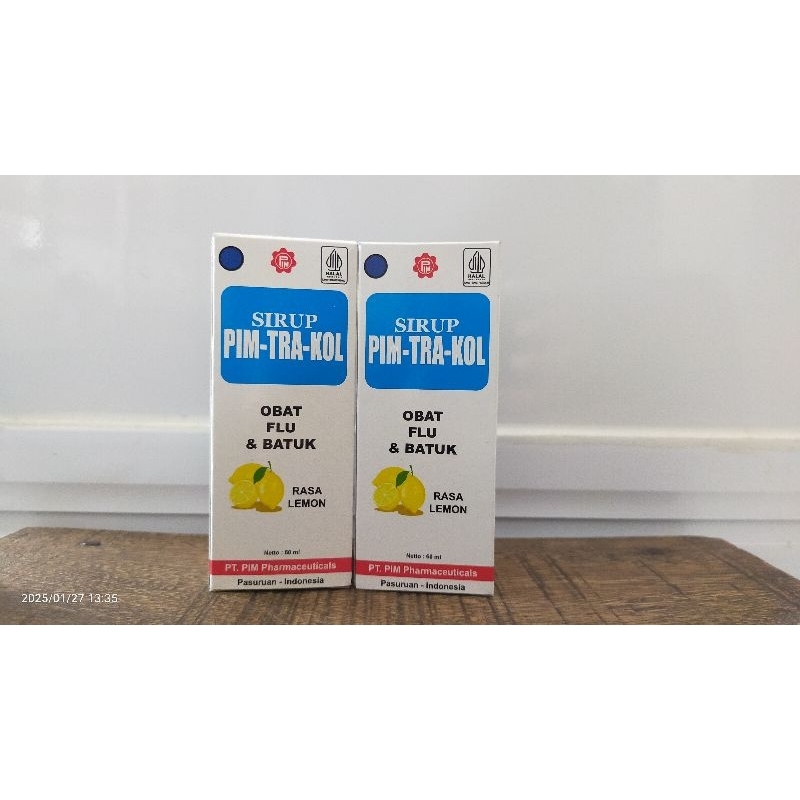 SIRUP PIM-TRA-KOL Obat Flu & Batuk Rasa Lemon