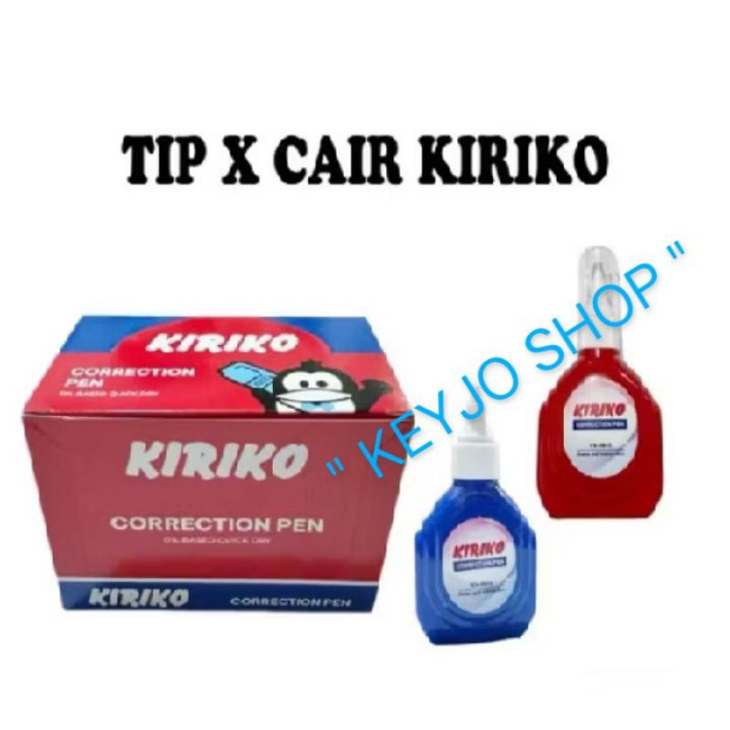 

Kiriko Correction pen tipe x Kiriko 1 pack isi 12 pcs