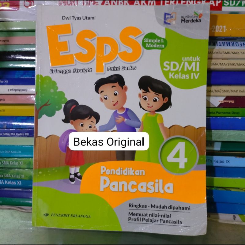 Pancasila SD Kelas 4 IV Kurikulum Merdeka Penerbit Erlangga