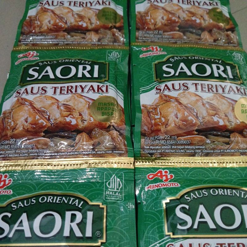 

Ajinomoto Saus SAORI Saus Teriyaki Sachet 22ml Masak Apapun Bisa