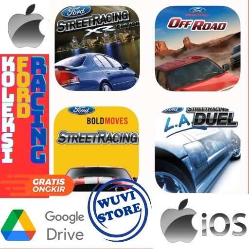 IOS Fored Racing PPSSPP Koleksi Game | Bisa di  IOS / Android / PC Plus Emulator | Beli 3 Gratis 1