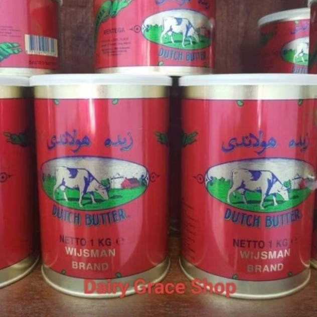 

Butter Mentega Wijsman Wisman Butter Kaleng Berat 1 KG