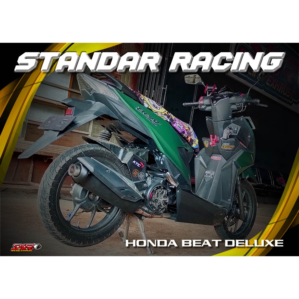 KNALPOT Standar Racing BEAT DELUXE, GENIO by SKR RACING EXHAUST