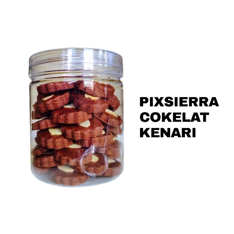 

Pixsierra Dark Cokelat Kenari Jar 600ml Kue Kering Renyah