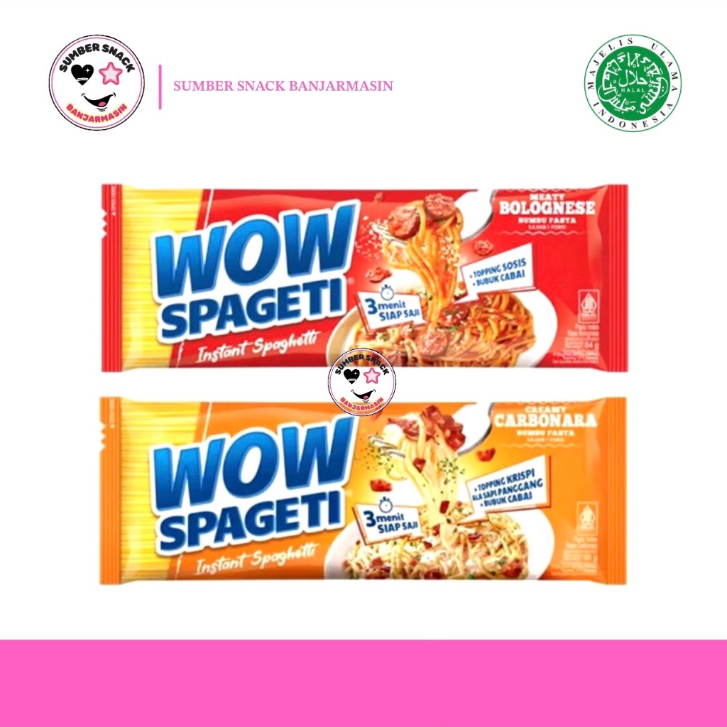 

Wow Spageti (3 Varian Rasa) (+-88g)