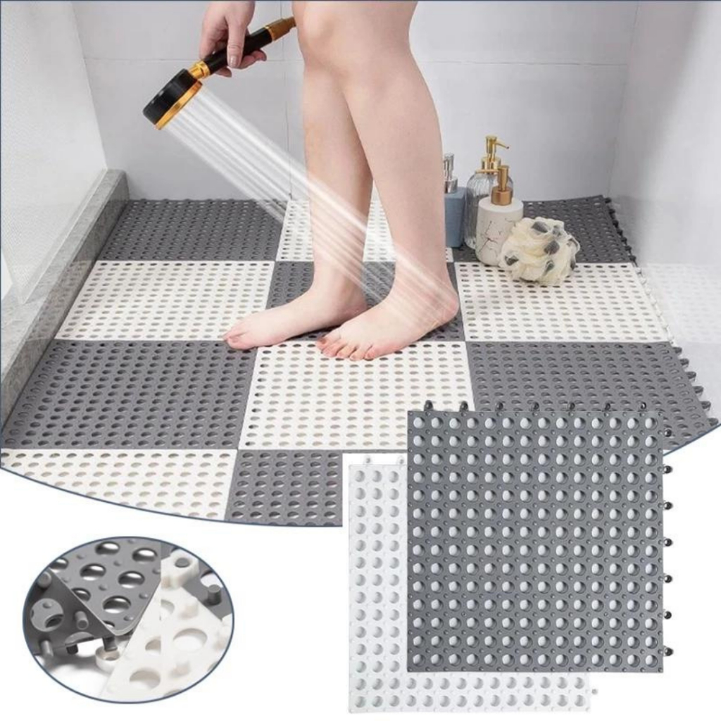 Dreamhome Karpet Kamar Mandi Anti Licin Keset Anti Licin Karpet Kamar Mandi Polkadot Anti Slip