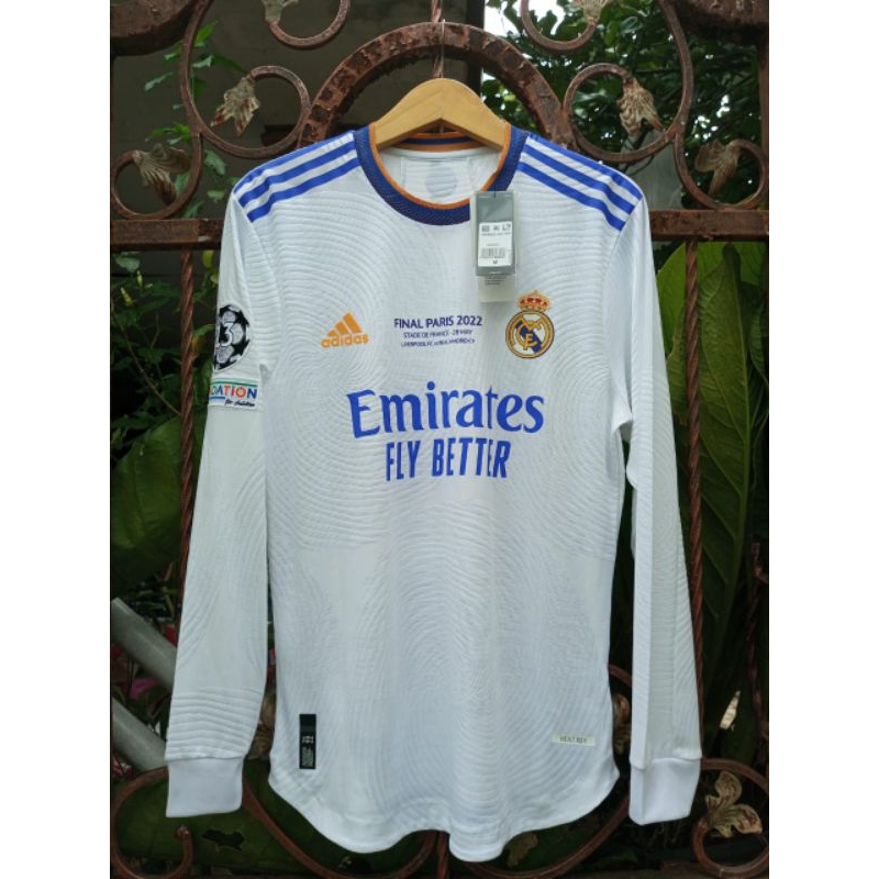 Jersey Retro Real Madrid Home 2021/2022 Longsleeve Player Issue