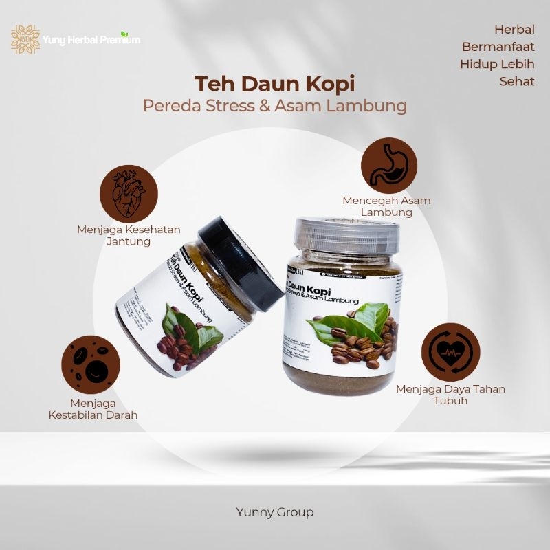 

TEH DAUN KOPI 55gr PEREDA STRESS DAN ASAM LAMBUNG