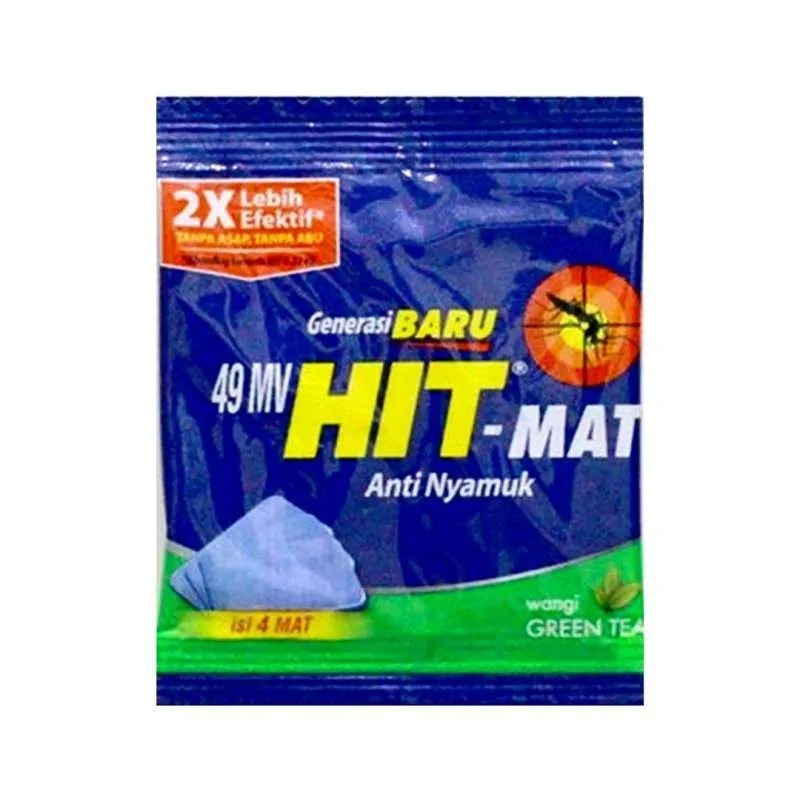 Hit Mat Refill 4's Sachet / Obat Nyamuk Mat Elektrik / Anti Nyamuk