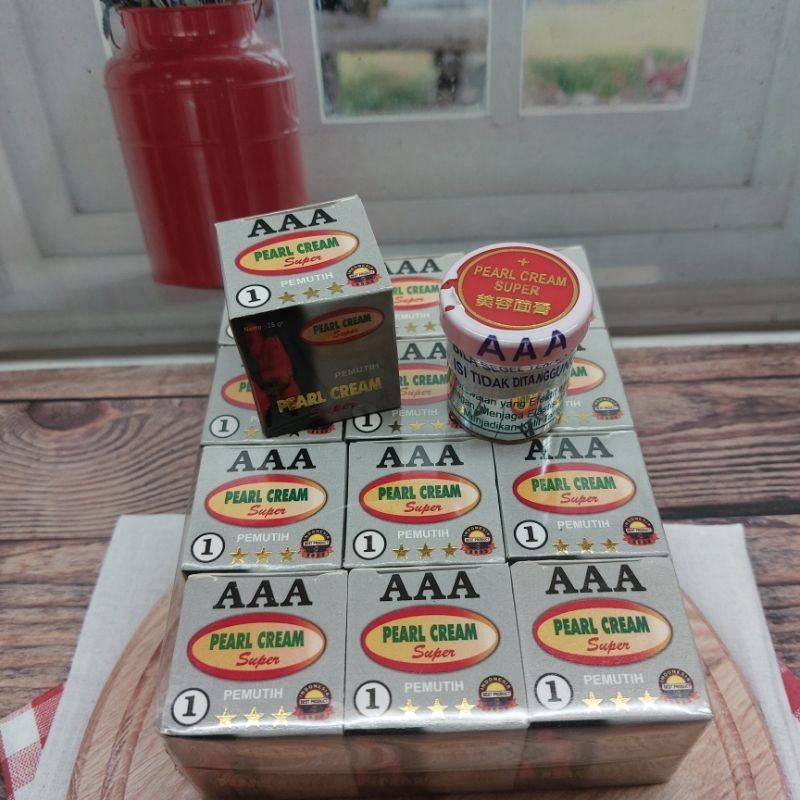 Pearl Cream Super AAA Plastik 12pcs