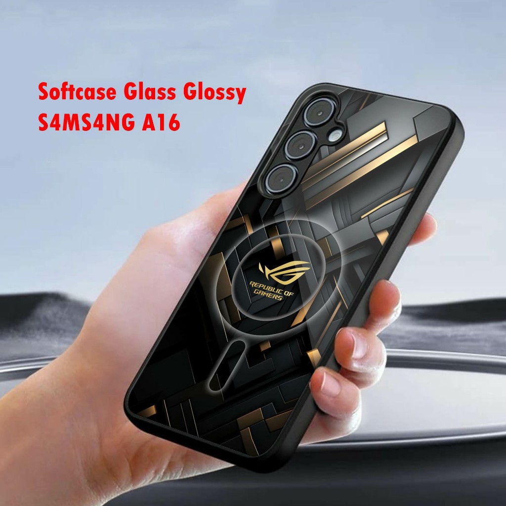 Casing Hp Samsung A16 2024 Softcase Glass Glossy Samsung A16 2024 Case Hp Samsung A16 2024- K77