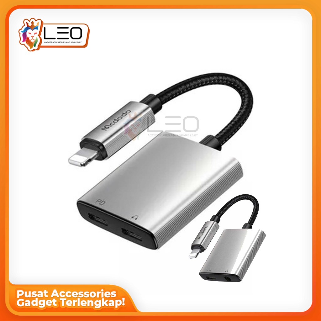 Adapter Audio Mcdodo Lightning To Jack 3.5MM + Lightning/CA-5540-Lightning To Dual Lightning/CA-5560