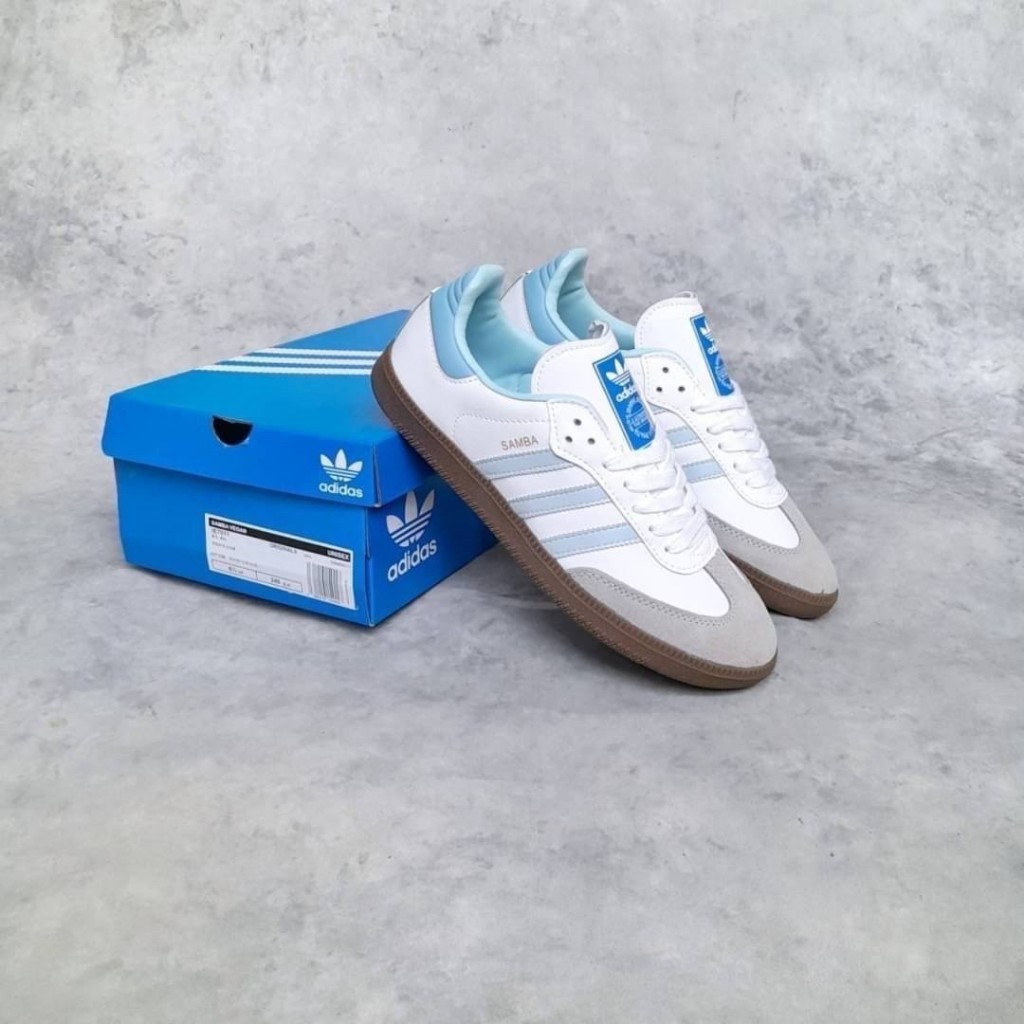 Adidas Samba OG White Halo Blue
