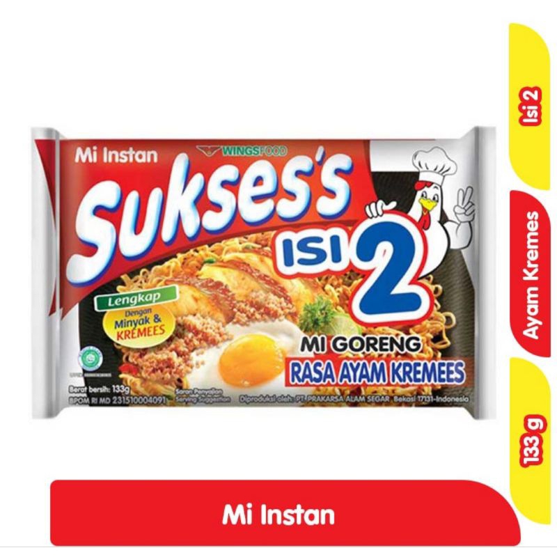

Mie goreng sukses's rasa ayam kremes