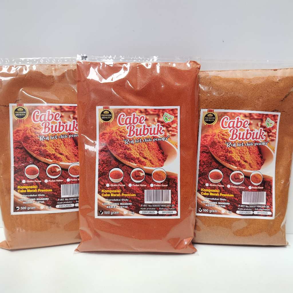 

JKL CABAI BUBUK - CHILLI HOT POWDER KUALITAS SUPER GRAM