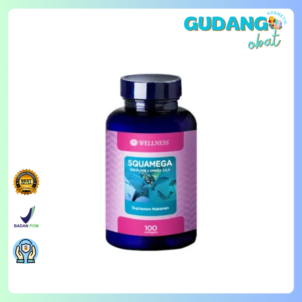 WELLNESS SQUAMEGA (SQUALENE + OMEGA 3, 6, 9) 100'S