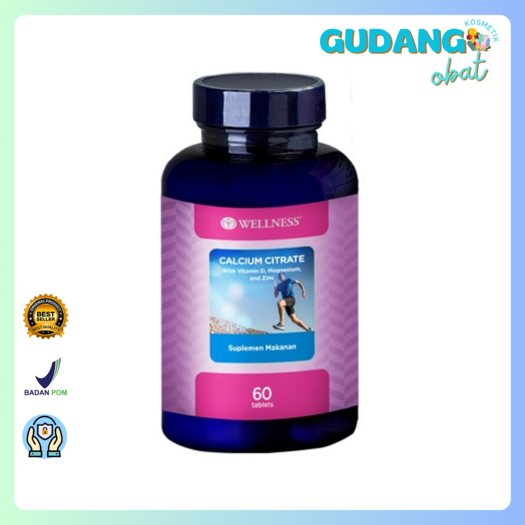 WELLNESS CALCIUM CITRATE 60'S - CALCIUM