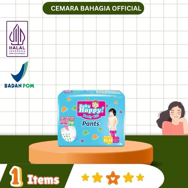 [Cemara Bahagia] Baby happy pants XL38