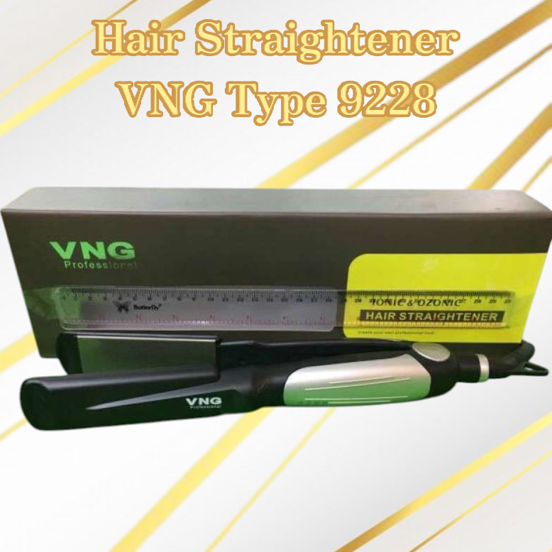 Catok / Hair Straightener VNG Pro 9288 (Tabung) Ion + Ozone & Multifunction (Multifungsi)