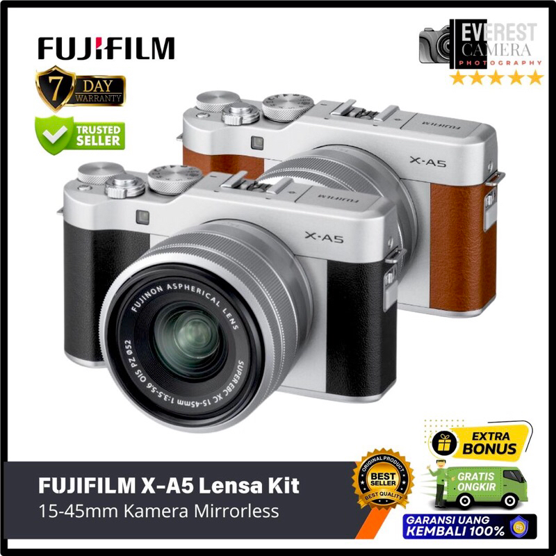 FUJIFILM XA5 Lensa Kit 15-45mm Kamera Mirrorless
